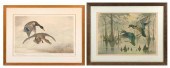 TWO PRINTS OF DUCKS 20TH CENTU