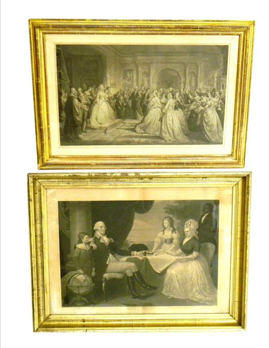 Two prints relating to George