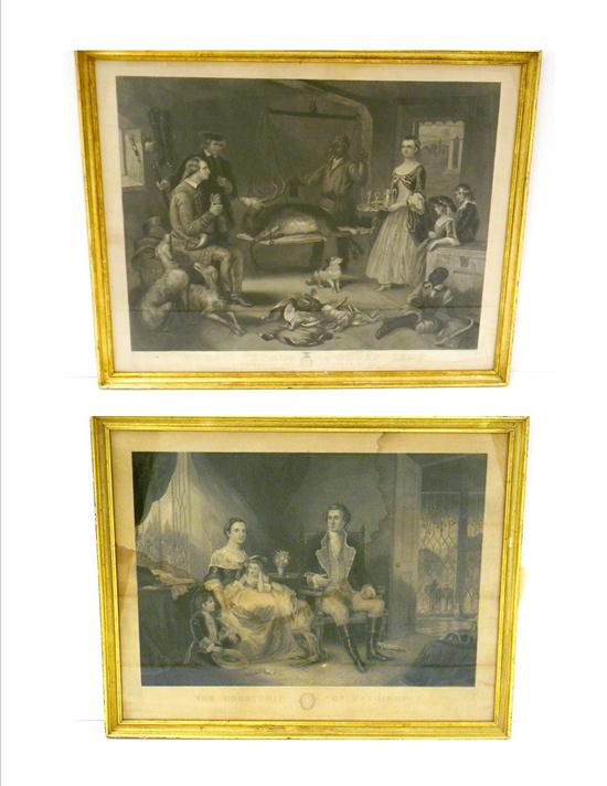 Two prints relating to George
