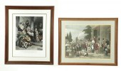 TWO PRINTS.  Twentieth century