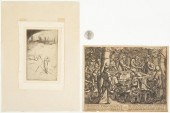 TWO PRINTS, WHISTLER & TEMPEST