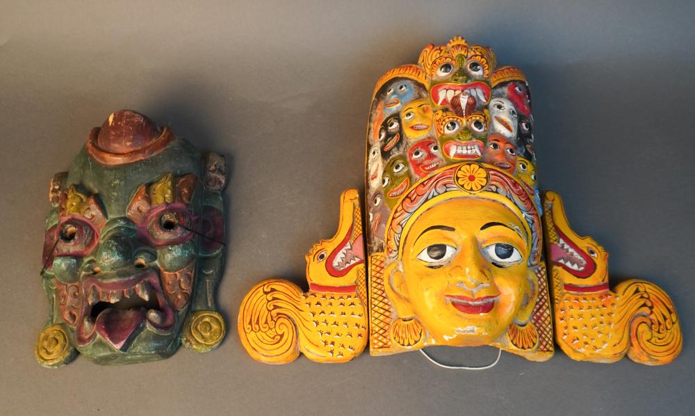 TWO PROBABLY SOUTH ASIAN POLYCHROME