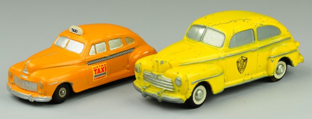 TWO PROMOTIONAL TAXI CABS
