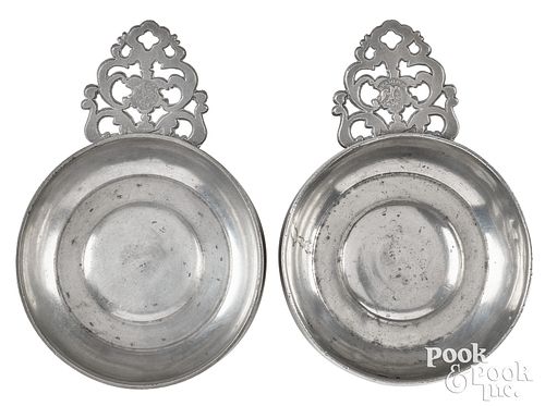 TWO PROVIDENCE, RHODE ISLAND PEWTER