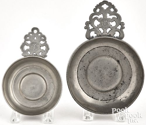 TWO PROVIDENCE, RHODE ISLAND PEWTER