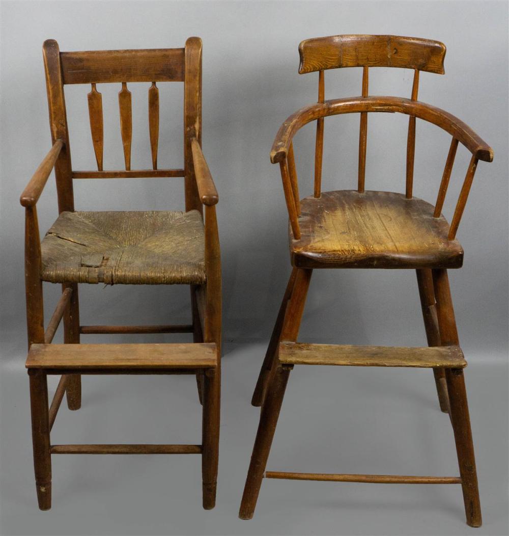 TWO PROVINCIAL ASH AND CHERRY