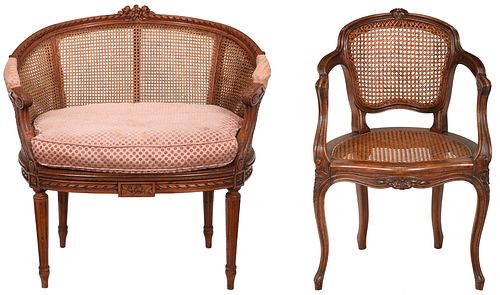 TWO PROVINCIAL FRENCH STYLE