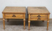 TWO PROVINCIAL STYLE FRUITWOOD