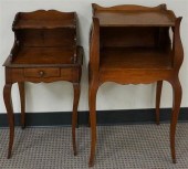 TWO PROVINCIAL STYLE FRUITWOOD