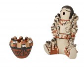 TWO PUEBLO POTTERY ITEMSTwo Pu