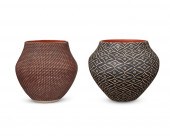 TWO PUEBLOAN POTTERY OLLA JARS
