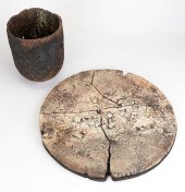TWO PUERTO RICAN ART POTTERY P