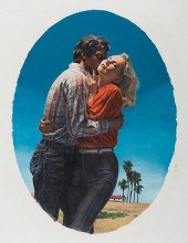TWO PULP COVER ILLUSTRATIONS,