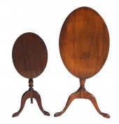 TWO QUEEN ANNE STYLE CANDLESTA