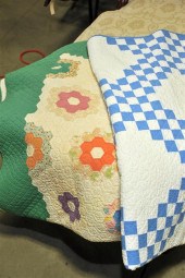 TWO QUILTS. American  20th cen