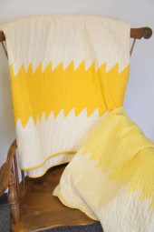 TWO QUILTS. American  20th cen