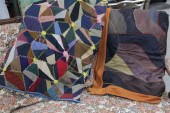 TWO QUILTS. American  late 19t