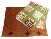 TWO QUILTS: AMISH GUILT, PIECE