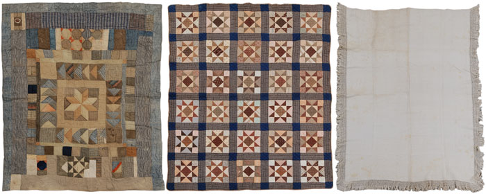 Two Quilts, Bed Cover one hand