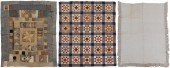 Two Quilts, Bed Cover one hand