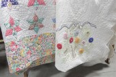 TWO QUILTS. Both are cotton  t