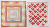 TWO QUILTS, EARLY AND MID 20TH