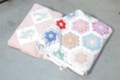 TWO QUILTS. One cotton state f