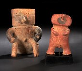 Two Quimbaya Culture Figures,