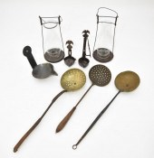 Two "R Givens" tin lanterns 10