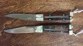 TWO R. NELSON SIGNED BALISONG