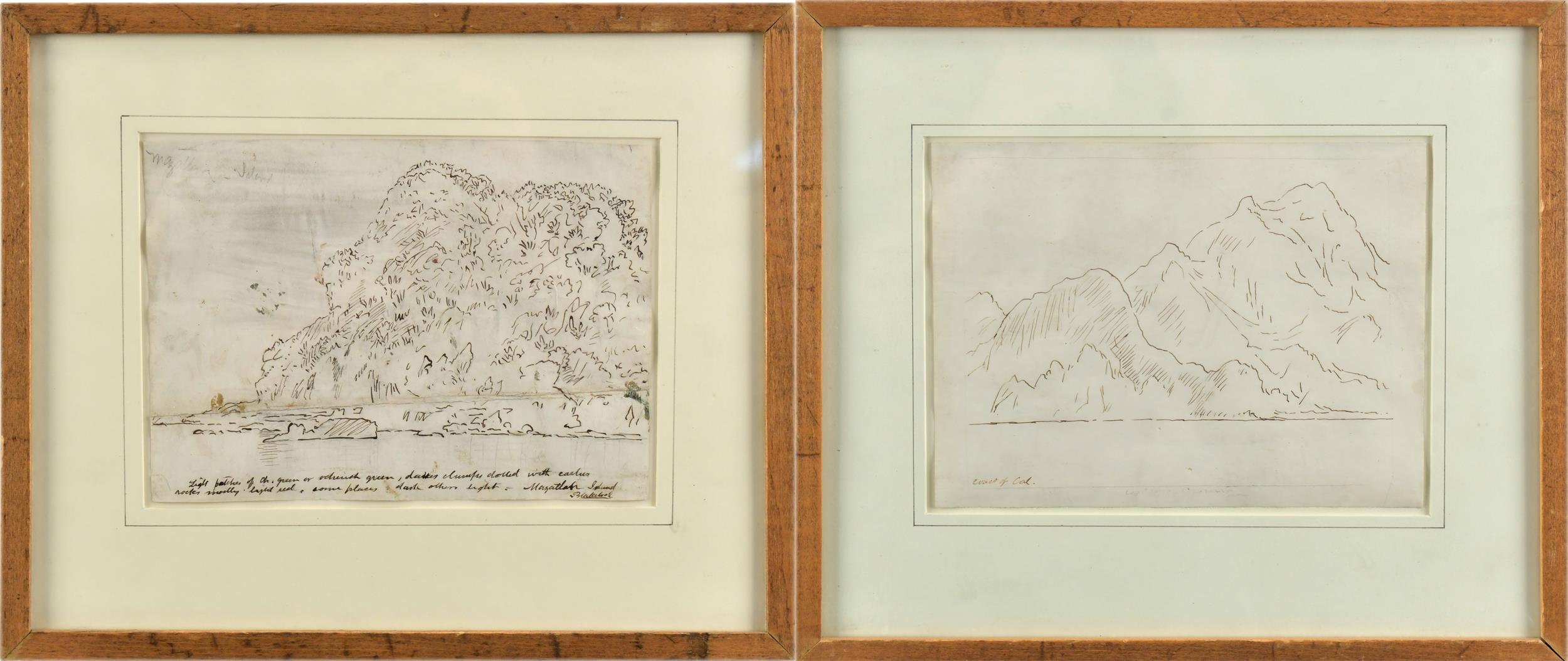 TWO RALPH BLAKELOCK SKETCHES,