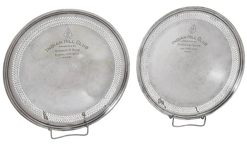 TWO RANDAHL STERLING TROPHY