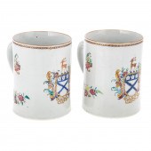 TWO RARE ENGLISH MARKET CHINES