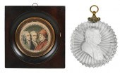 TWO RARE PORTRAITS OF BENJAMIN