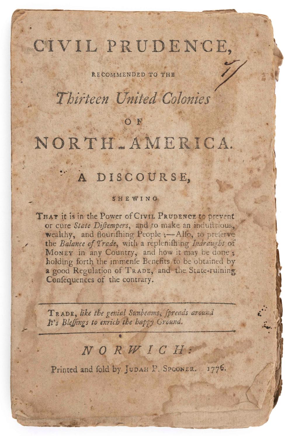 TWO RARE REVOLUTIONARY WAR-ERA