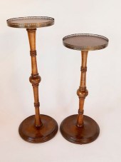 TWO REGENCY STYLE ELM GALLERY