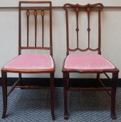 TWO REGENCY STYLE SATINWOOD IN