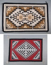 TWO REGIONAL NAVAJO WEAVINGSTW