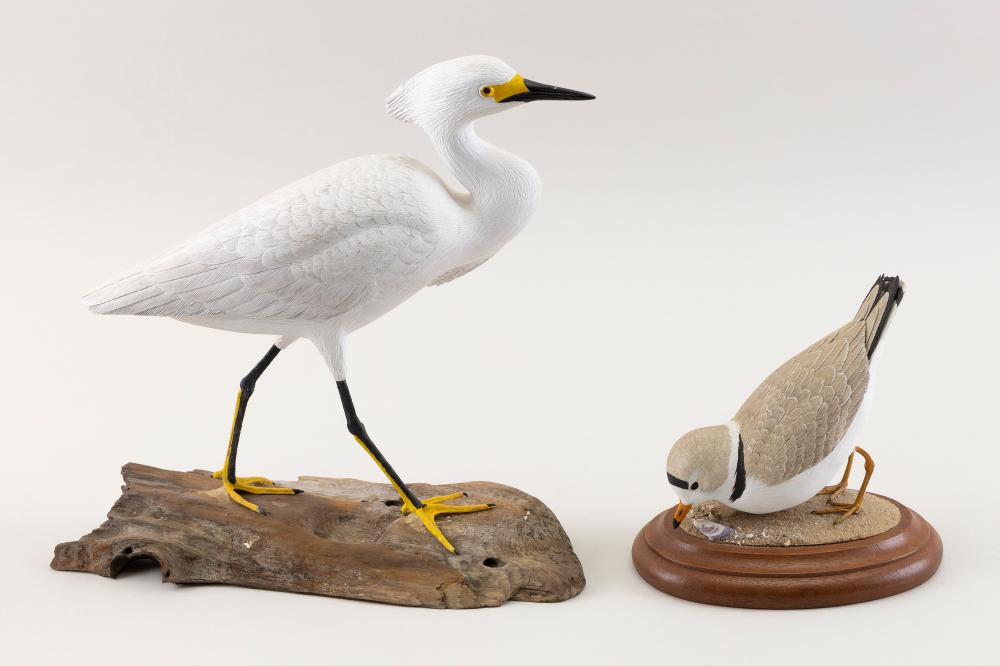 TWO REID HIGGINS DECORATIVE BIRD