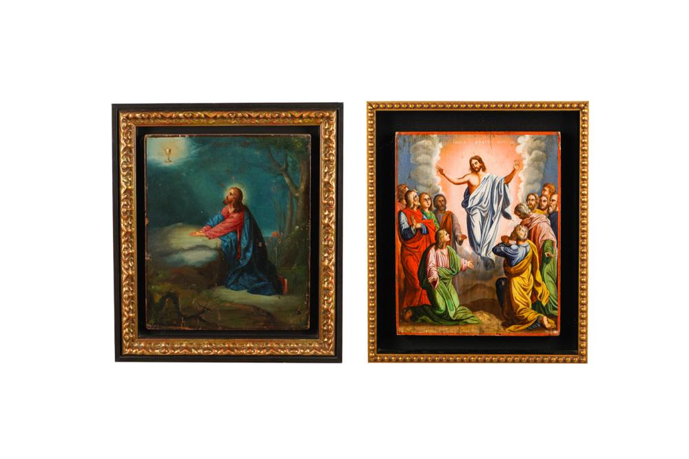 TWO RELIGIOUS ICONS OF