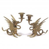 TWO RENAISSANCE REVIVAL BRASS