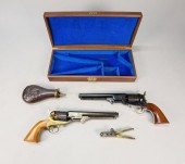 TWO REPLICA COLT MODEL 1851 RE