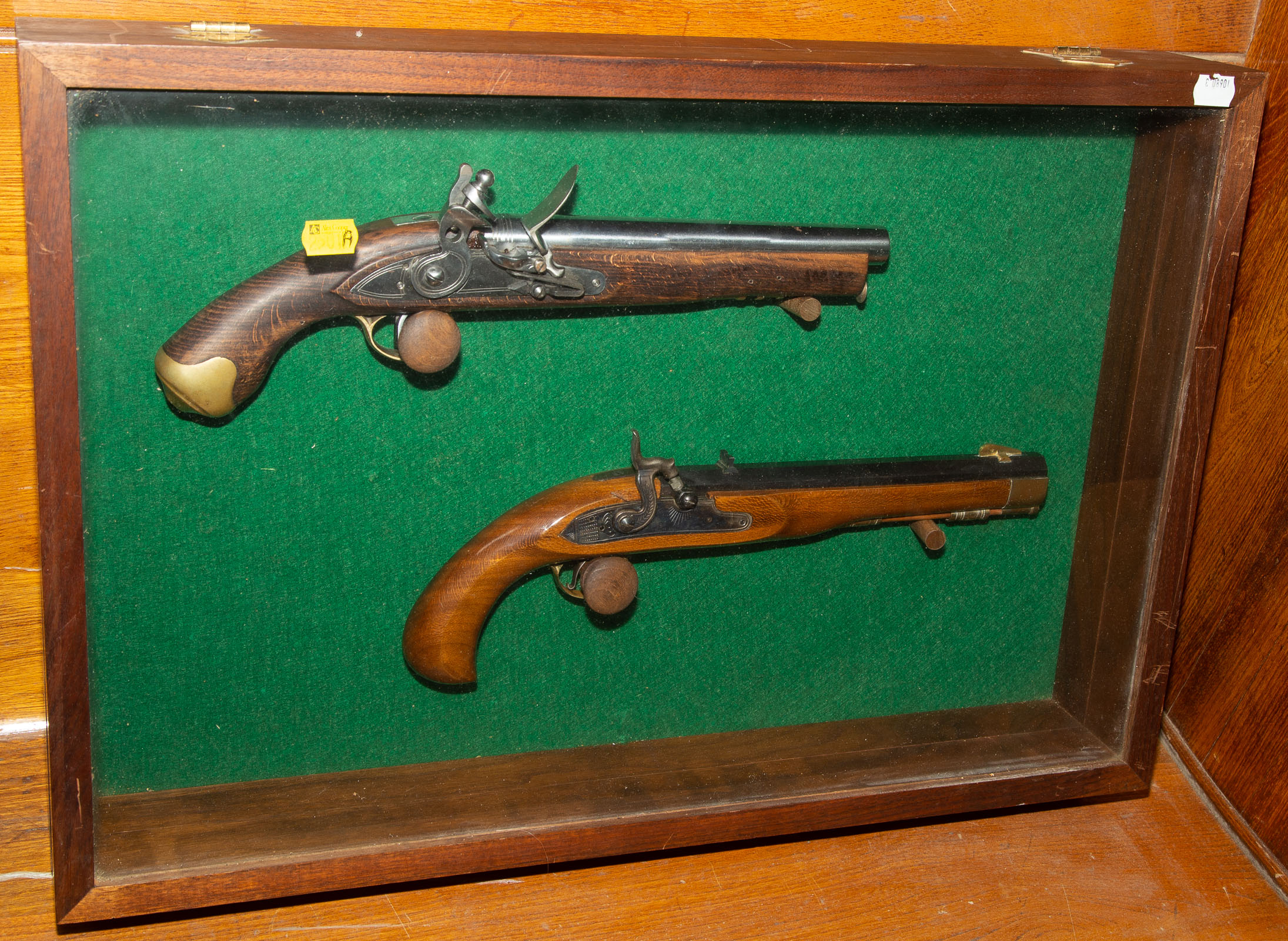 TWO REPRODUCTION BLACK POWDER