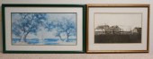TWO REPRODUCTION COLOR PRINTS,