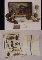 Two reproduction railroad lamp