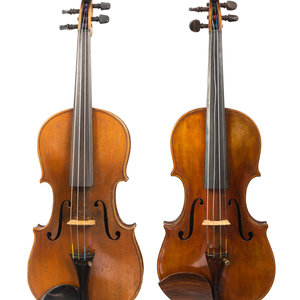 Two Reproduction Stradivarius