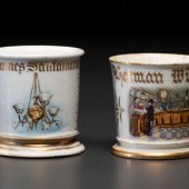 Two Retailer's Porcelain Occup
