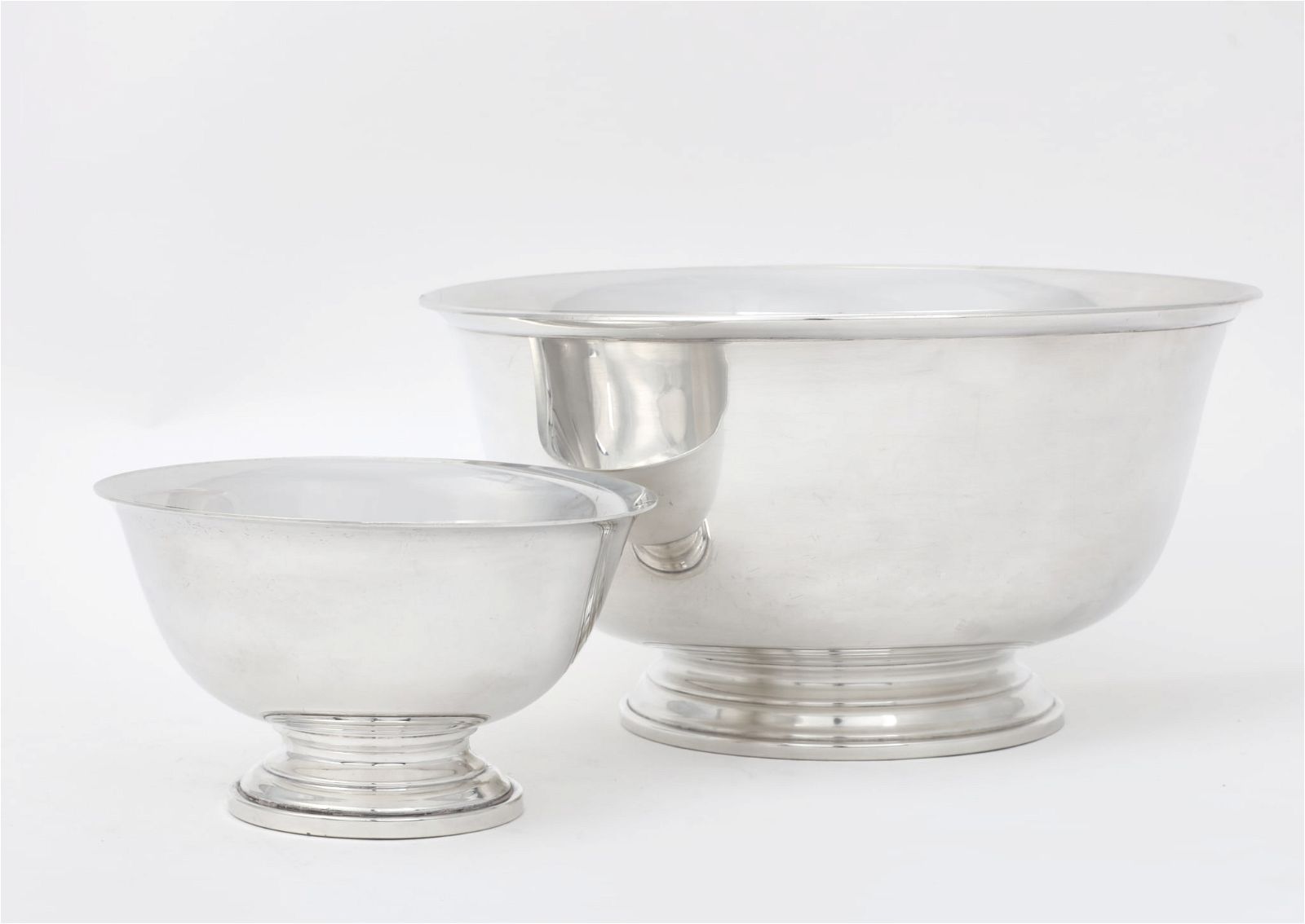 TWO REVERE STYLE STERLING SILVER