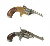 TWO REVOLVERS.  Colt open top