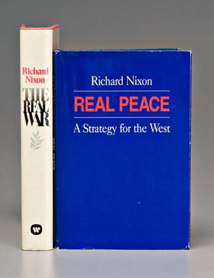 Two Richard Nixon signed books: